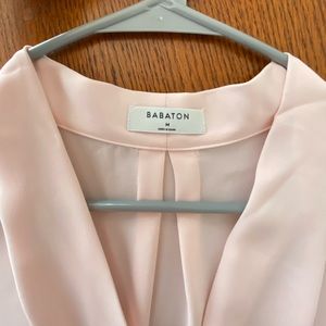 Aritzia Babton Sleeveless Pink Top